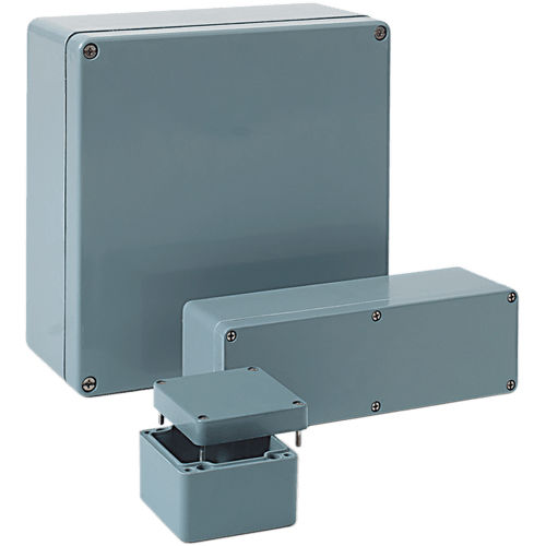 Caixa de montagem em poliéster reforçado com fibra de vidro - POS Series - ROSE Systemtechnik - para trilhos DIN / retangular / industrial