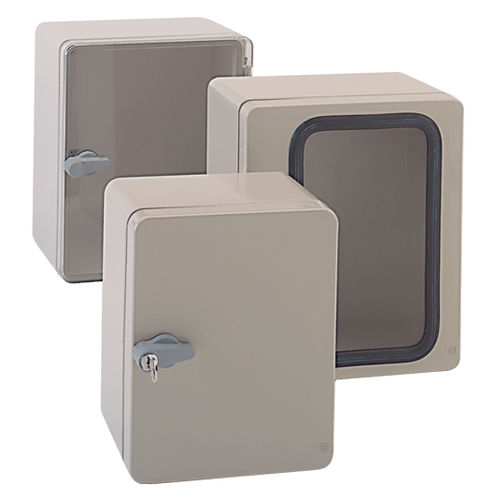 Caixa de montagem de parede - PKS Series - ROSE Systemtechnik - retangular / em poliéster reforçado com fibra de vidro / industrial