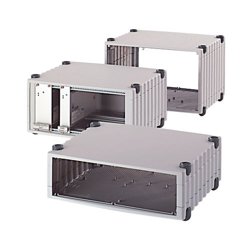 Caixa de montagem eletrotécnico - Wavetronic series - ROSE Systemtechnik - para computador de mesa / de embutir / retangular