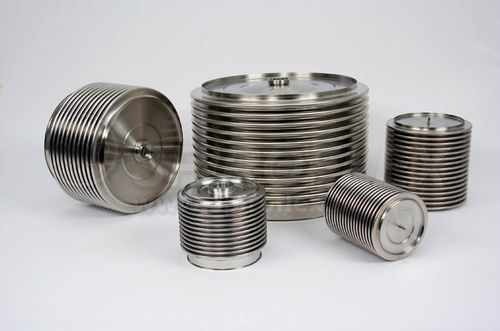 Junta de expansão para transformador - Bellows for instrument transformers - Spiroflex d.o.o. - em aço / redonda / de parafusar