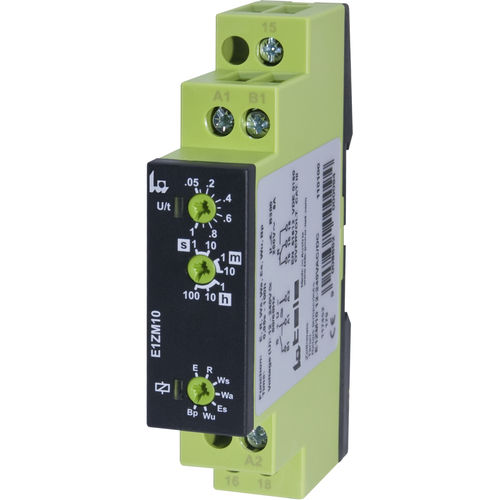 Relé temporizado eletrônico - E1ZM10 12-240V AC/DC - TELE Haase Steuergeraete GmbH - de proteção / multifuncional / de pulsos