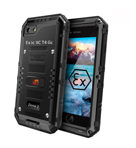 Smartphone industrial à prova de explosão - Explosion proof iphone 8 - Atexxo B.V. - de segurança intrínseca / ATEX