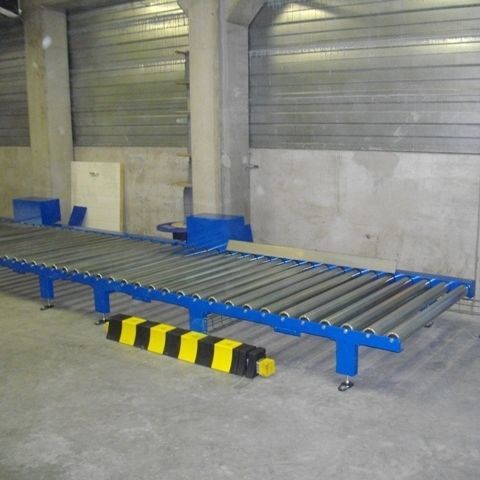 Transportador de rolos motorizados - CRM XL - ERIMAC - horizontal / de altura regulável / para paletes