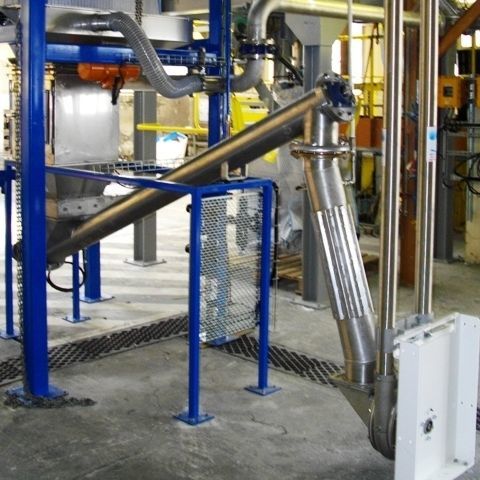 Rosca transportadora - ERIMAC - de transferência / para líquidos / para sólidos