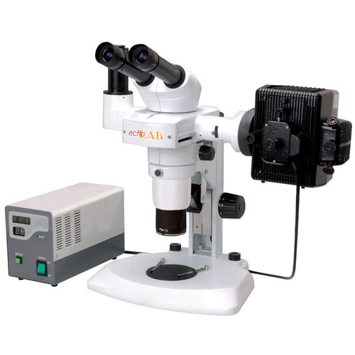Estereomicroscópio para análises - SM 500 Fl series - EchoLAB - de fluorescência / com zoom