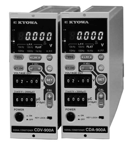 Condicionador de sinal de baixo ruído - CDV-900A series  - Kyowa Electronic Instruments Co. - para extensômetro