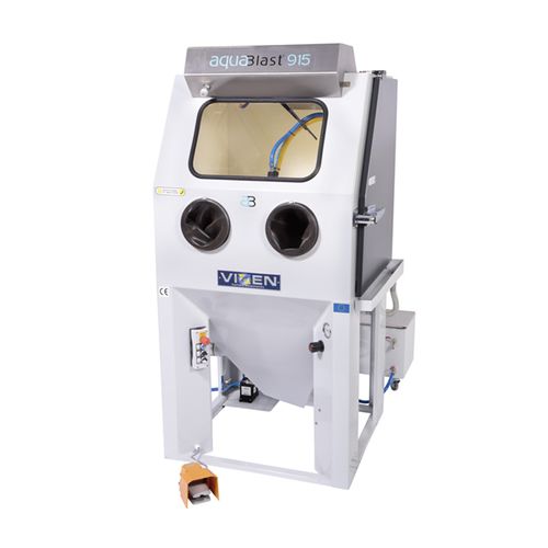Cabine de jateamento de areia por via úmida - Aquablast® 915 - VIXEN - manual / com mesa giratória / compacta