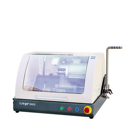 Máquina de corte com faca rotativa - iqiege&reg; 160Z - Laizhou Weiyi Experiment Machine Manufacturing Co., Ltd. - para metais / de amostras / com retífica