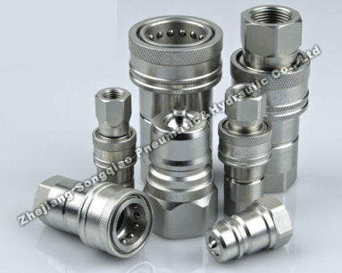 Engate rápido - LSQ-ISOA series - Zhejiang Songqiao Pneumatic and Hydraulic Co.,Ltd - hidráulica / ISO / em aço