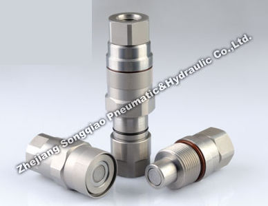Engate rápido - LSQ-VEP series - Zhejiang Songqiao Pneumatic and Hydraulic Co.,Ltd - hidráulica / com rosca / em aço