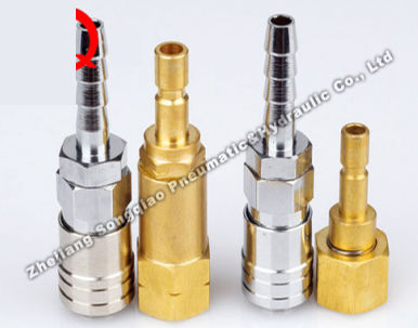 Engate rápido - LSQ-DD series - Zhejiang Songqiao Pneumatic and Hydraulic Co.,Ltd - pneumática / em latão