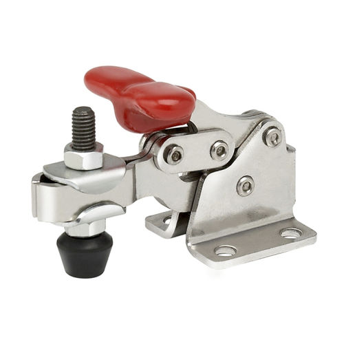 Grampo tensor horizontal - H-305-U - Steel Smith - basculante / com braço sólido / com base reta