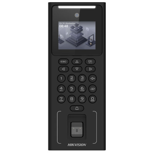 Terminal com teclado - DS-K1T321EFWX - Hikvision - de parede / 320 x 240 / VIA