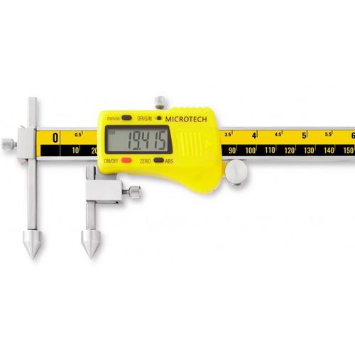 Paquímetro digital - 14173 series - MICROTECH - de bico longo / em aço inoxidável / com transmissão de dados