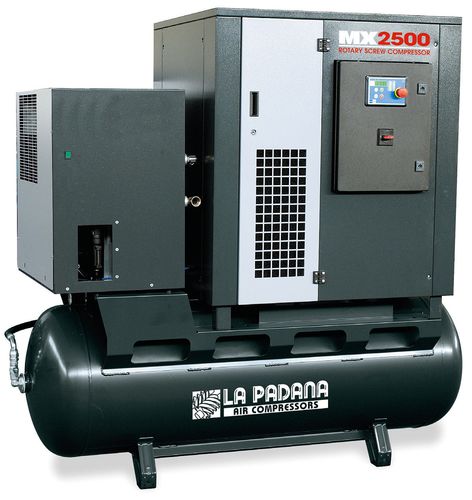 Compressor de parafuso - MX 2200 - 500 E, MX 3000 - 500 E - La Padana Air Compressors - rotativo / de ar / com motor elétrico