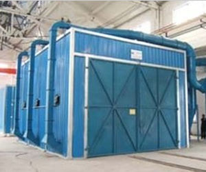 Cabine de jateamento de areia automática - DX BLAST