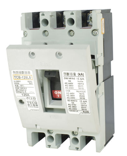 Disjuntor térmico - TCB Series, 400V up to 90 kA  - TECO ELECTRIC & MACHINERY Co., Ltd. - magnético / CA / tripolar