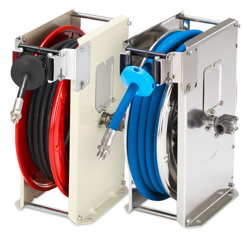 Enrolador de mangueira - ST series - Teha - automático / fixo / em aço inoxidável