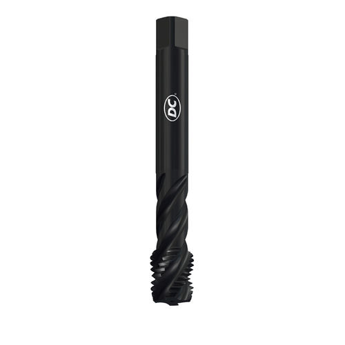 Macho de rosquear para máquina para furos cegos - N460V-3 - DC SWISS SA - monobloco / com canais retos / HSS-E