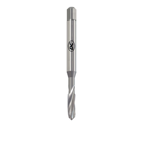 Macho de rosquear para máquina para furos cegos - N350-3 - DC SWISS SA - monobloco / com canais helicoidais / HSS-E