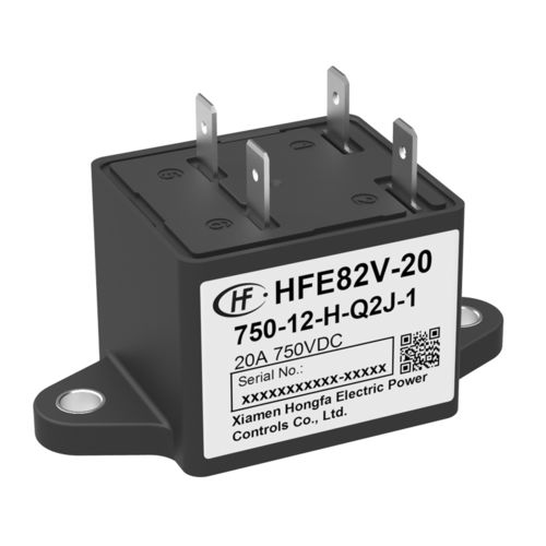 Relé eletromecânico de alta tensão - HFE82V-20 - Xiamen Hongfa Electroacoustic Co.,Ltd. - 24 Vcc / 12 Vcc / 1 NA