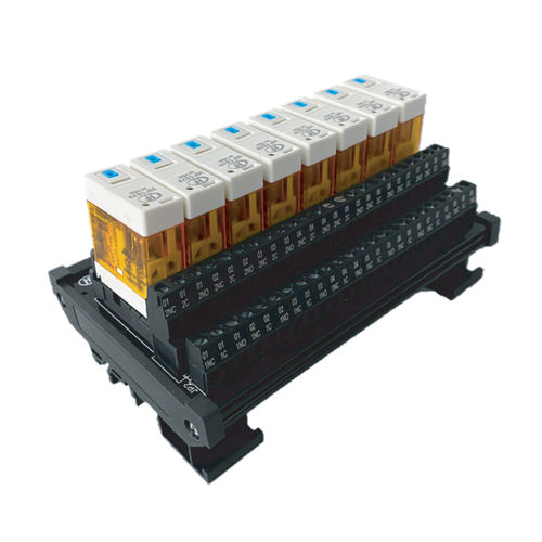Módulo relé de comutação - HFGD7-5 series - Xiamen Hongfa Electroacoustic Co.,Ltd. - para montar em trilho DIN
