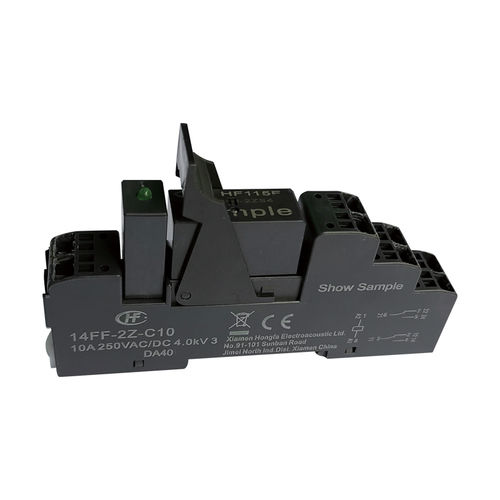 Suporte de relé eletromecânico - 14FF-2Z-C10 - Xiamen Hongfa Electroacoustic Co.,Ltd.