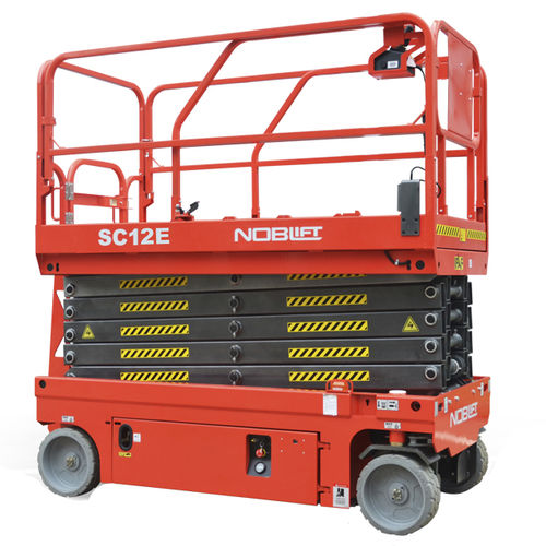 Plataforma elevatória tipo tesoura móvel - SC1 series - Noblelift Intelligent Equipment Co., Ltd. - elétrica / hidráulica / para ambientes internos e externos