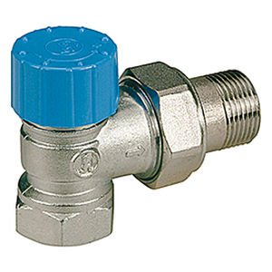 Válvula termostática de controle de temperatura - R401H - Giacomini - em latão cromado / para radiador / de ângulo reto