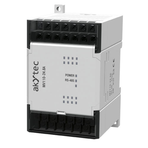 Módulo de entrada analógico - MV110-24.8A - akYtec GmbH - ModBUS RTU / RS485 / com 8 entradas analógicas
