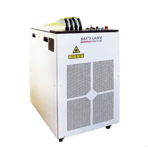 Máquina estacionária de solda a laser de fibra - FP300 - Han's Laser Technology Co., Ltd - automática / para o ouro / para cobre