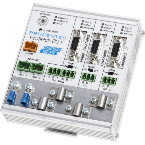 Repetidor de redes - 17210R - PROCENTEC - PROFIBUS / isolado