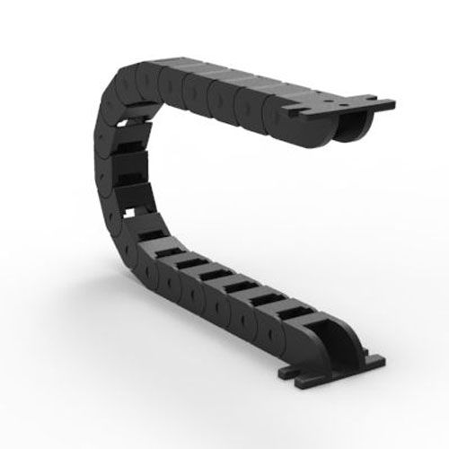 Esteira porta-cabos parcialmente fechado - 200  - Brevetti Stendalto - em nylon / autoportante