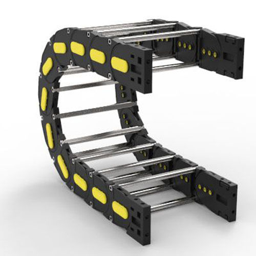 Esteira porta-cabos aberta - 307E - Brevetti Stendalto - em nylon / com separadores / autoportante