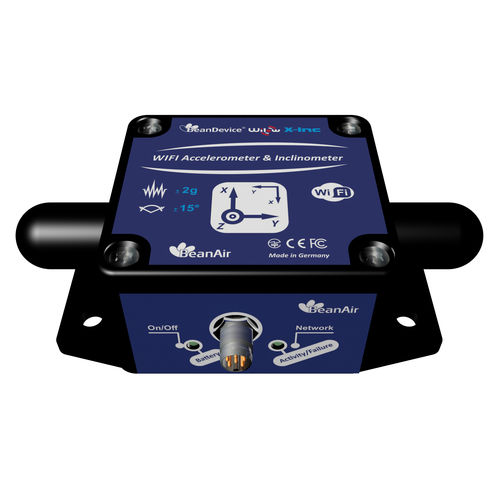 Acelerômetro sem fio - BeanDevice® WILOW X-INC - BeanAir GmbH - vibratório / à prova de água / IP67