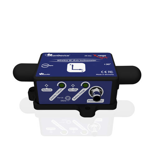 Sensor de inclinação de 2 eixos - HI-INC XRange - BeanAir GmbH - digital / sem fio / capacitivo