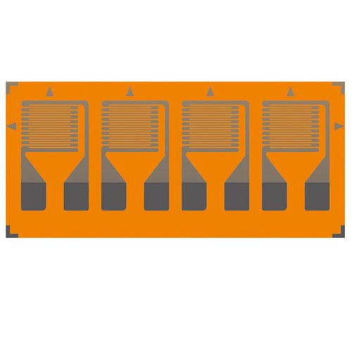 Extensômetro resistivo - CF120-1GD - Xiamen Loadcell Technology Co.,Ltd. - linear / de grelha simples / com grelha dupla paralela