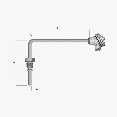 Sonda de temperatura Pt100 - 622 - MESEL S.L - Pt1000 / termopar tipo J / termopar tipo K