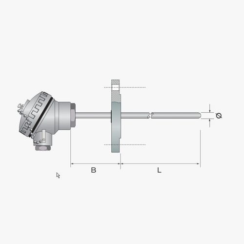 Sonda de temperatura Pt100 - 711 - MESEL S.L - Pt1000 / termopar tipo J / termopar tipo K
