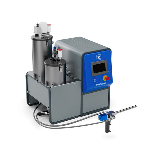 Dosador-misturador para resina epóxi - LiquidFlow 30 series - Meter Mix Systems Ltd. - para cola de poliuretano / de silicone / com bomba de engrenagens