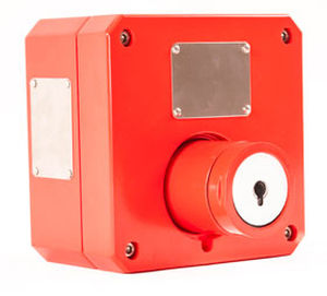 Acionador manual: botão ESD - PB 135 - Ex-Tech - ATEX / para aplicações offshore / para petroquímica e refinaria