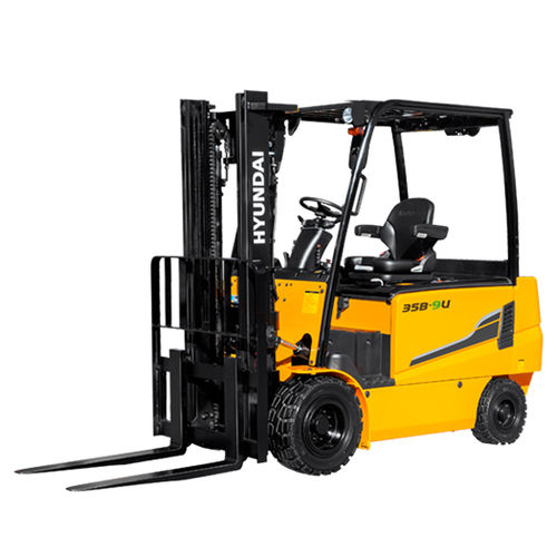 Empilhadeira elétrica - 25B-9U - HYUNDAI HEAYY INDUSTRIES - para operador sentado a bordo / de 4 rodas / contrabalançada