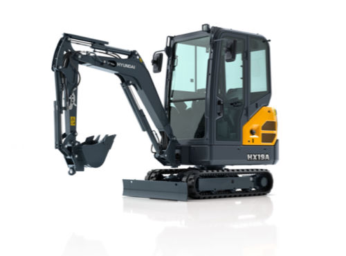 Escavadeira de médio porte - HX19A - HYUNDAI HEAYY INDUSTRIES - de esteiras / a diesel / para construção civil