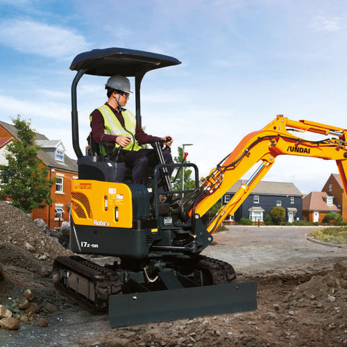 Miniescavadeira - HX17A Z - HYUNDAI HEAYY INDUSTRIES - de esteiras / Tier 3 / para construção civil