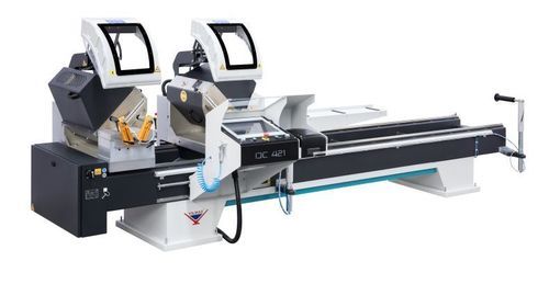 Máquina de corte de duas cabeças para PVC - DC 421 PBS - YILMAZ MACHINE - para alumínio / para perfis / ângulo composto