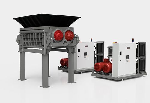 Triturador primário - DR650 series - CAMEC srl - de 1 eixo / para madeira / de papel