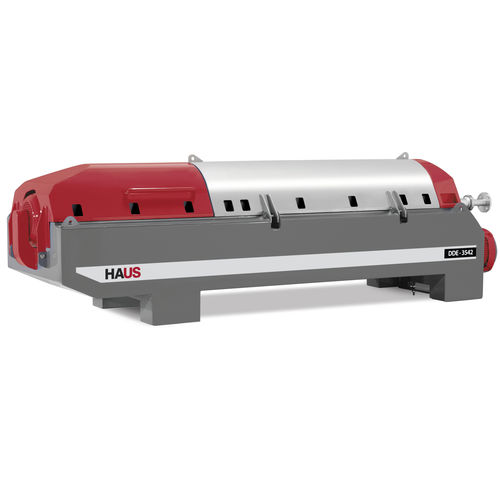 Decanter industrial - DDE 3542 - Haus Centrifuge Technologies - para águas residuais / centrífugo / horizontal