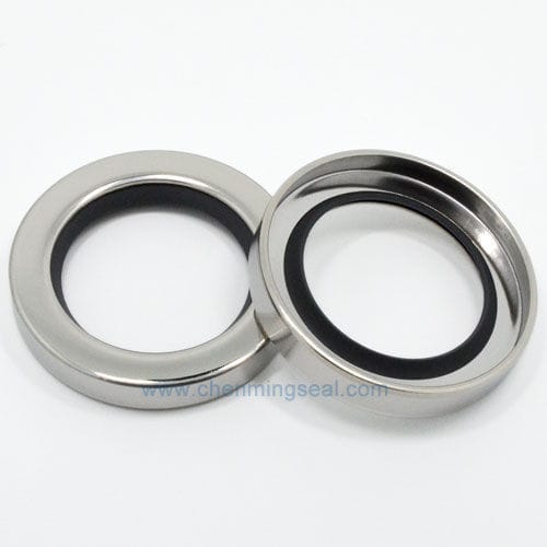 Vedação com lábio - CSL series - Ningbo Chenming Seals Manufacturing Co., Ltd. - em aço inoxidável / em PTFE / circular