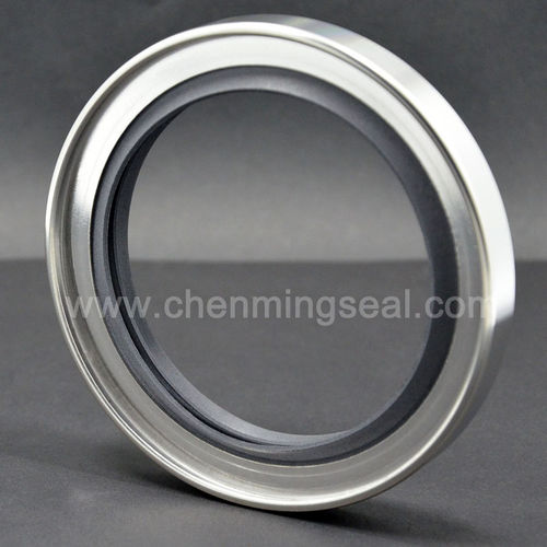 Vedação com lábio - CTL series - Ningbo Chenming Seals Manufacturing Co., Ltd. - em aço inoxidável / em PTFE / circular