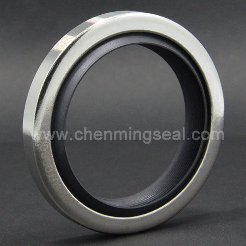 Vedação com lábio - SML series - Ningbo Chenming Seals Manufacturing Co., Ltd. - em aço inoxidável / em PTFE / circular